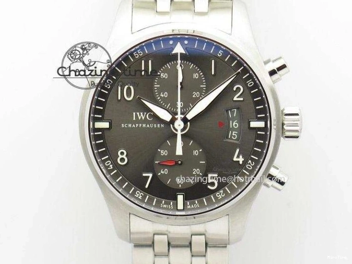 MIROTIME 0206 Attractive Aquatimer Chrono SS RSF 1:1 Best Edition Blue Dial on Blue Rubber Strap A 7056